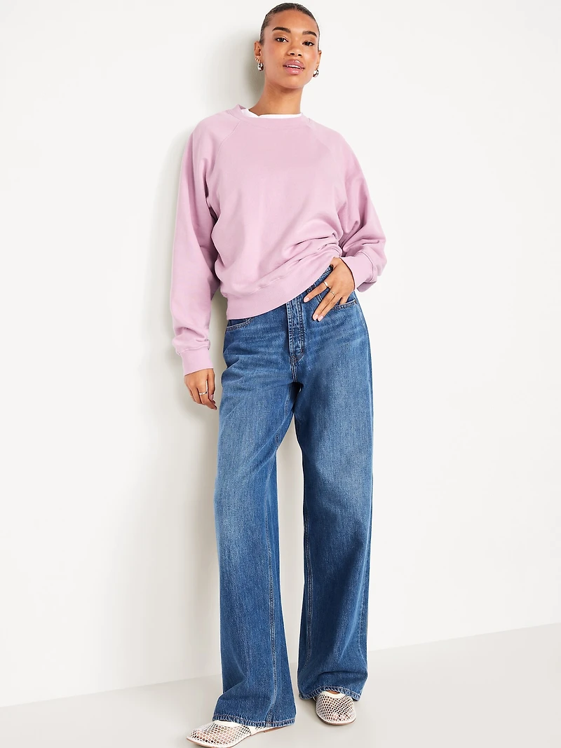 SoComfy Oversized Raglan Sweatshirt
