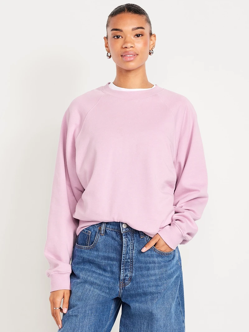 SoComfy Oversized Raglan Sweatshirt