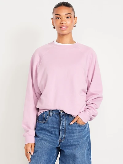 SoComfy Oversized Raglan Sweatshirt