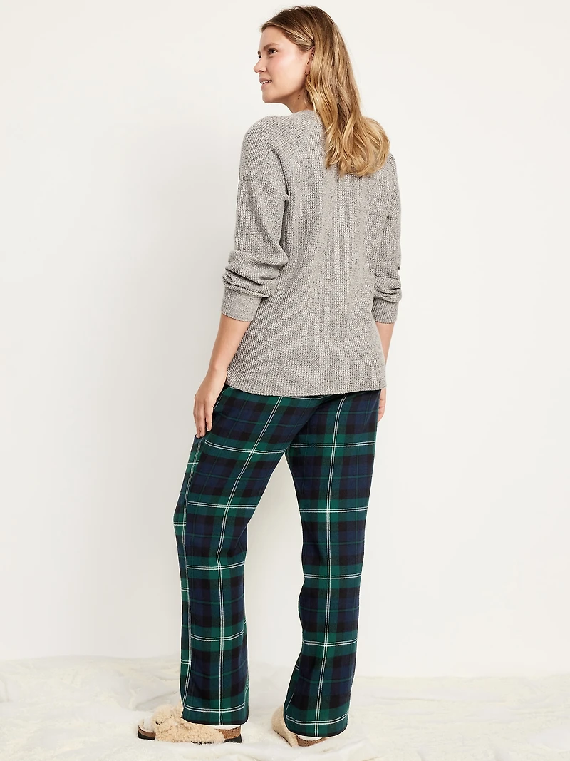 Pantalon de pyjama en flanelle maternité