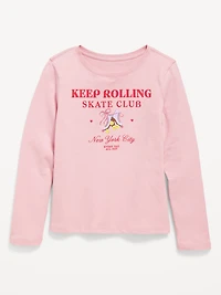 Long-Sleeve Graphic T-Shirt for Girls