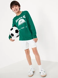 CloudMotion Long-Sleeve Graphic Performance T-Shirt for Boys