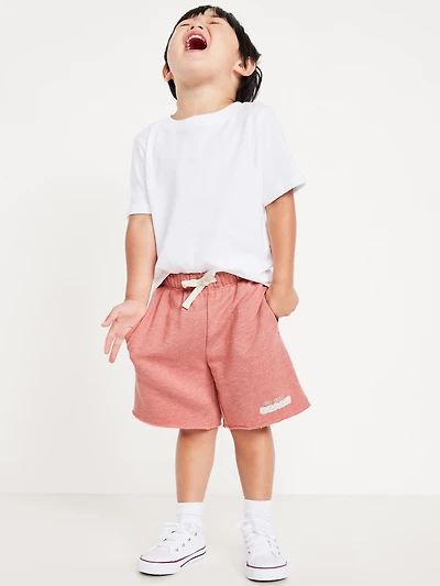 French-Terry Graphic Shorts for Toddler Boys