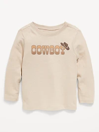 Long-Sleeve Unisex Graphic T-Shirt for Toddler