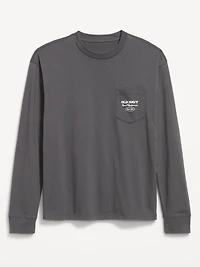 Heavyweight Long-Sleeve Logo-Graphic T-Shirt