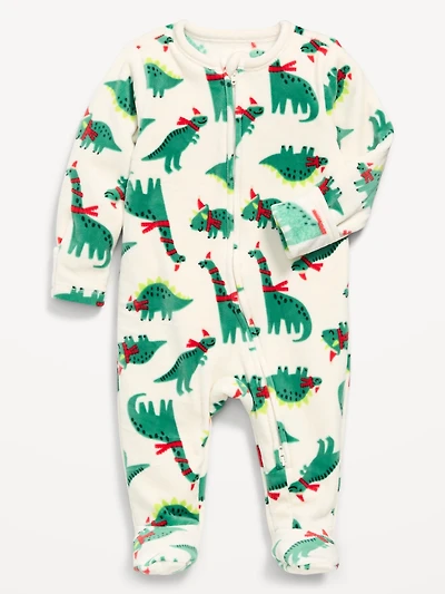 Velvet 2-Way-Zip Sleep & Play Footed One-Piece for Baby