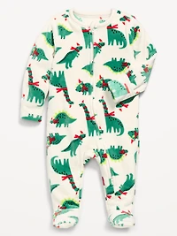 Velvet 2-Way-Zip Sleep & Play Footed One-Piece for Baby