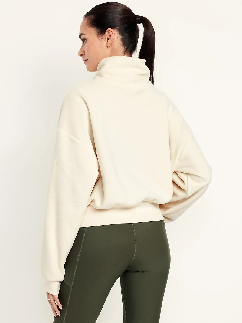Oversized Performance Microfleece Sweatshirt