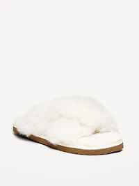 Faux-Fur Slippers for Girls