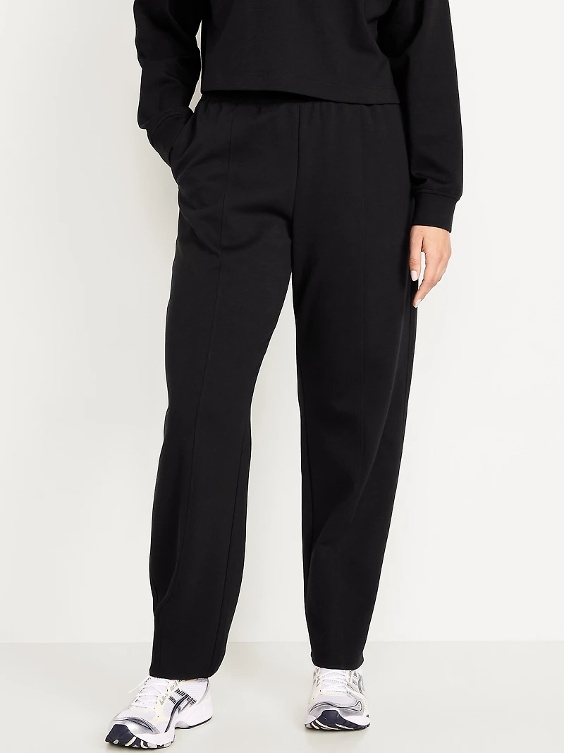 High-Waisted Dynamic Fleece Barrel Pants