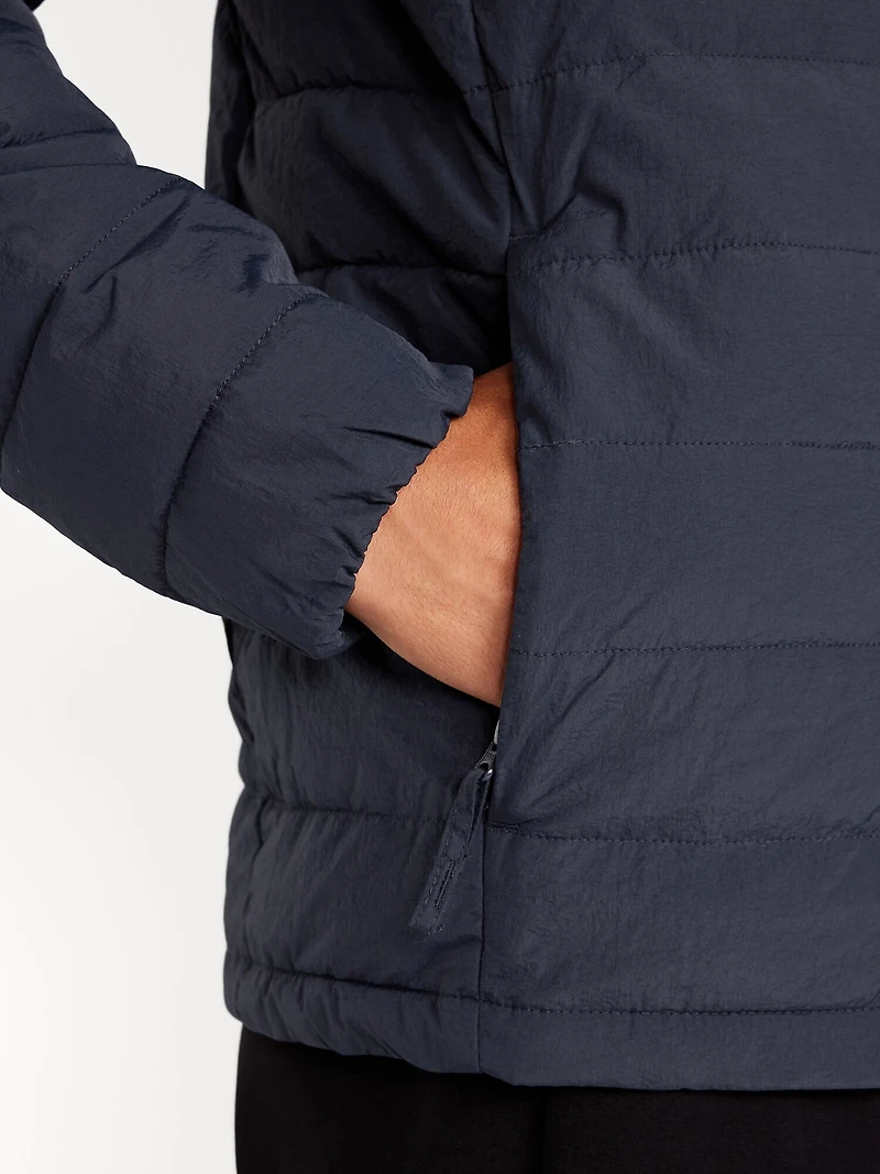 Water-Resistant Narrow-Channel Nylon Puffer Jacket