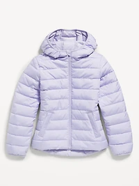 Water-Resistant Narrow-Channel Puffer Jacket for Girls