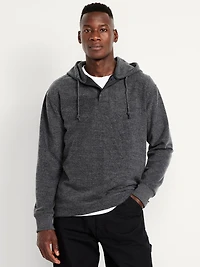 Plush Rugby Pullover Hoodie