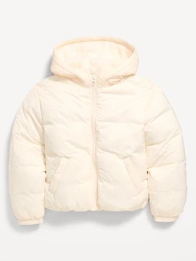 Water-Resistant Puffer Jacket for Girls