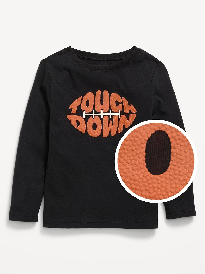 Long-Sleeve Unisex Graphic T-Shirt for Toddler