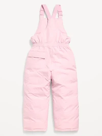 Water-Resistant Snow-Bib Overalls for Girls