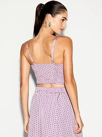 The Occasion by Old Navy Taffeta Cropped Tank Top