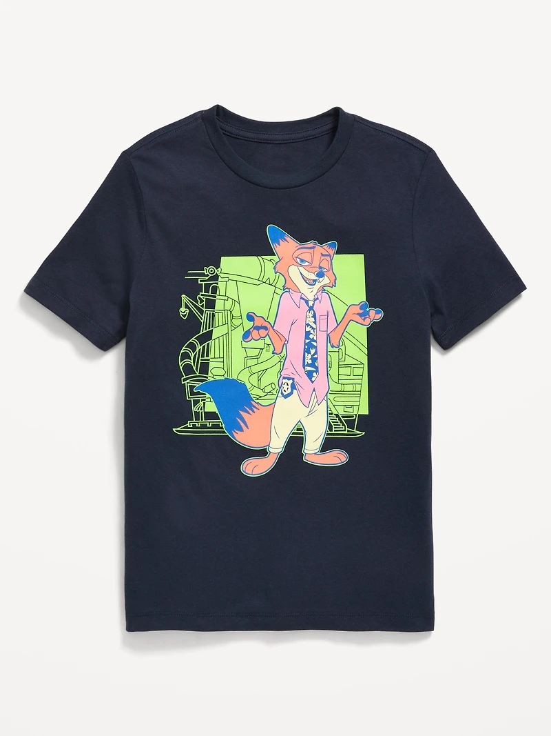 Disney© Zootopia Gender-Neutral Graphic T-Shirt for Kids