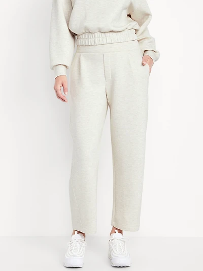 High-Waisted Bounce Fleece Barrel Sweatpants