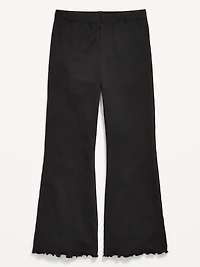 Textured Knit Flare Leggings for Girls