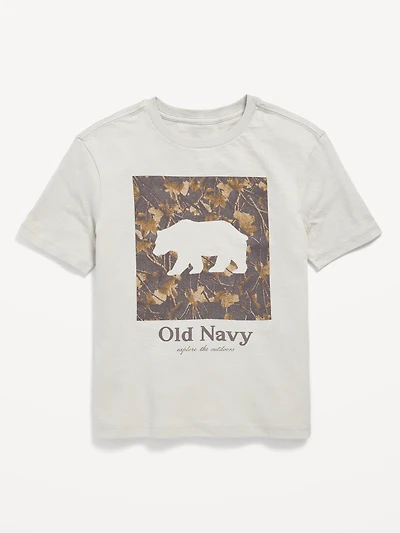 Short-Sleeve Logo-Graphic T-Shirt for Boys