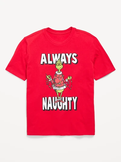Dr. Seuss™ Grinch Gender-Neutral Graphic T-Shirt for Kids