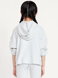 CozePlush Hoodie and Flare-Leg Pants Set for Girls