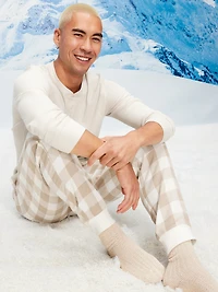 Flannel Pajama Joggers for Men