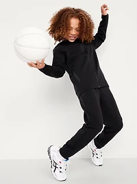 Dynamic Fleece Zip-Front Hoodie and Joggers Set for Boys