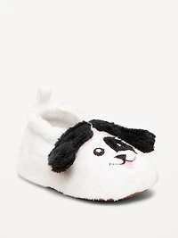 Velour Critter Slippers for Baby