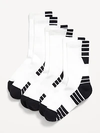 Crew Go-Dry Basketball Socks 3-Pack for Boys