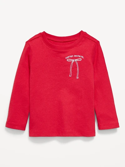 Long-Sleeve Graphic T-Shirt for Toddler Girls