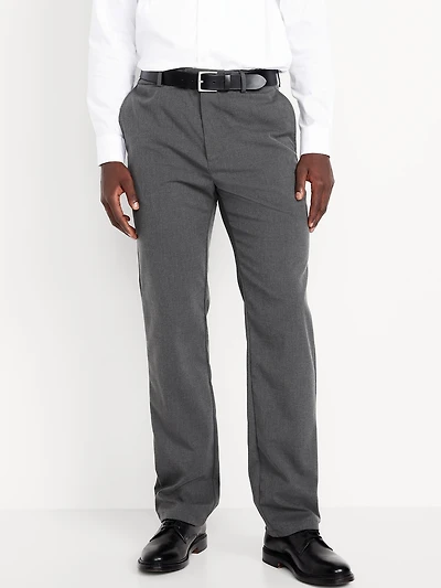 90's Straight-Fit Twill Dress Pants