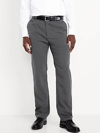 90's Straight-Fit Twill Dress Pants