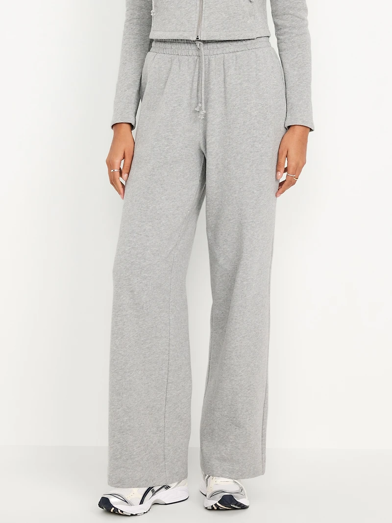 High-Waisted SoComfy Wide-Leg Sweatpants