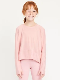 CloudMotion Long-Sleeve Performance T-Shirt for Girls