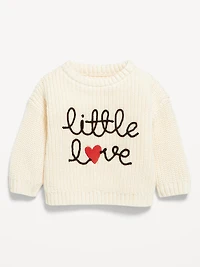 Loose Shaker-Stitch Sweater for Baby