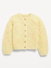 Button-Front Cardigan Sweater for Toddler Girls