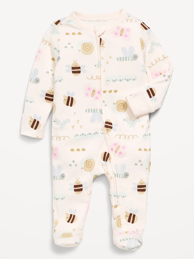 2-Way-Zip Sleep & Play Footed One-Piece for Baby