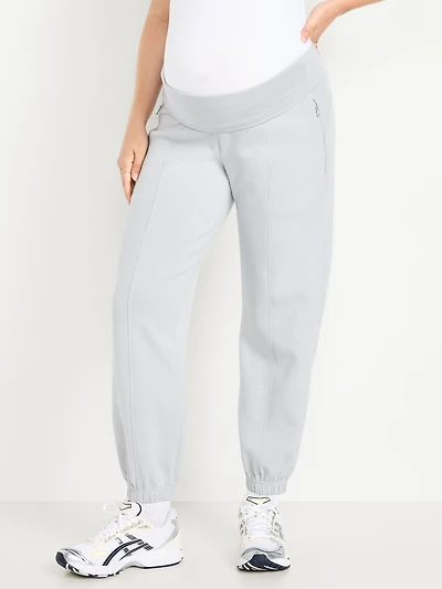 Pantalon de jogging en Molleton dynamique à taille rabattable maternit