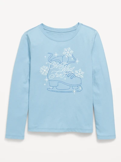 Long-Sleeve Graphic T-Shirt for Girls