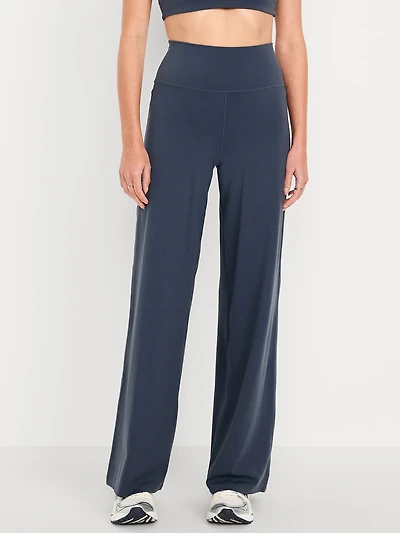 High-Waisted StudioSmooth Wide-Leg Pants