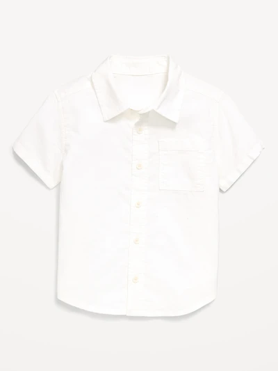 Short-Sleeve Oxford Shirt for Toddler Boys