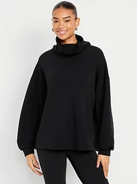 Bounce Fleece Funnel Neck Tunic