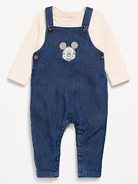 Disney© Long-Sleeve T-Shirt and Overalls Set for Baby