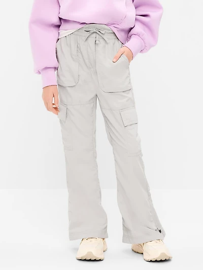 High-Waisted Cargo Flare-Leg Pants for Girls