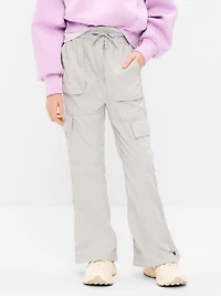 High-Waisted Cargo Flare-Leg Pants for Girls
