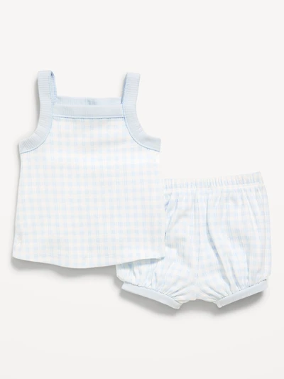 Ribbed Cami Tank and Shorts Set for Baby