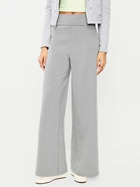 High-Waisted PowerChill Fold-Over Wide-Leg Pants