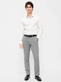 Slim-Fit Twill Dress Pants